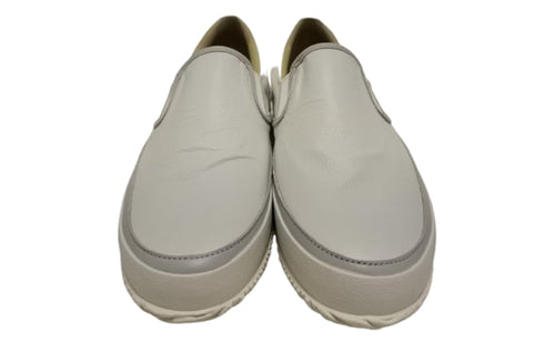 【SPINGLE SP1059 ホワイト】リラクシーなカンガルーレザースリッポン